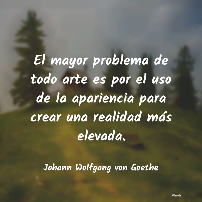 Frases de Johann Wolfgang von Goethe