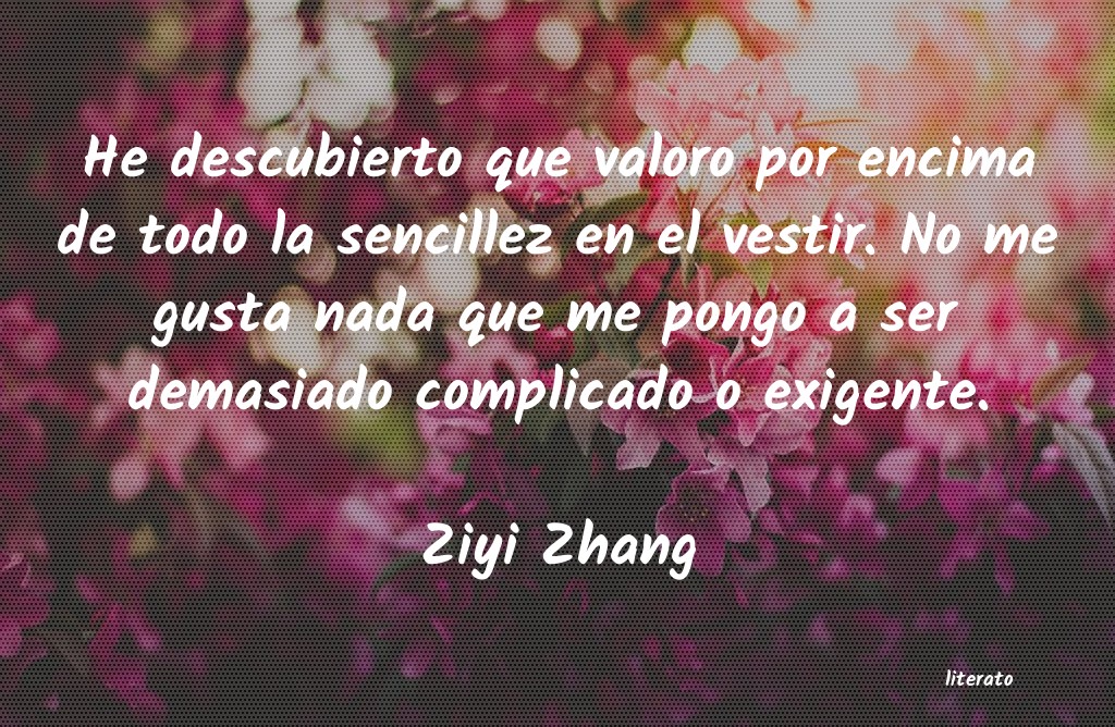 Frases de Ziyi Zhang