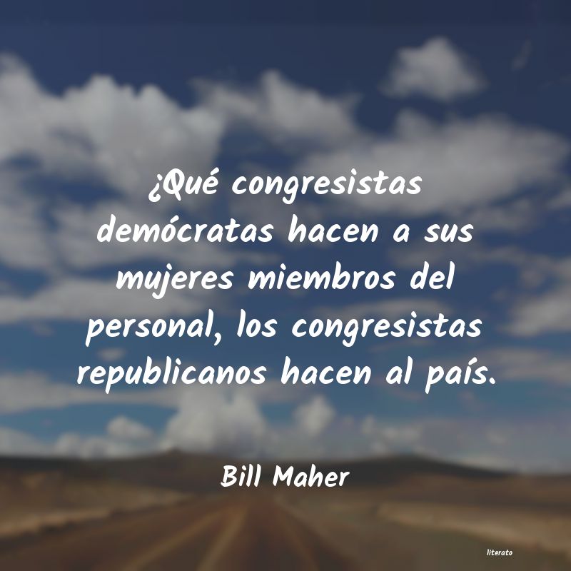 Frases de Bill Maher