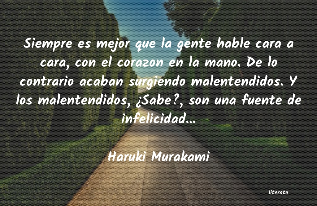 frases de Haruki Murakami