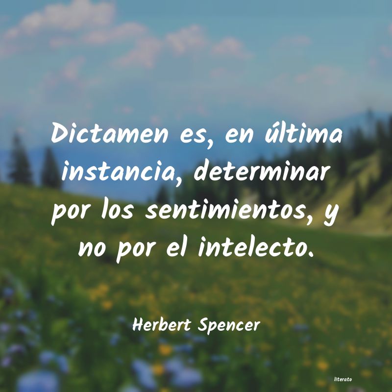 Frases de Herbert Spencer