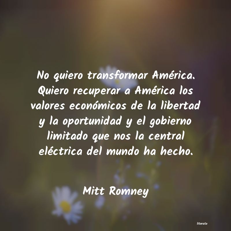frases de Mitt Romney