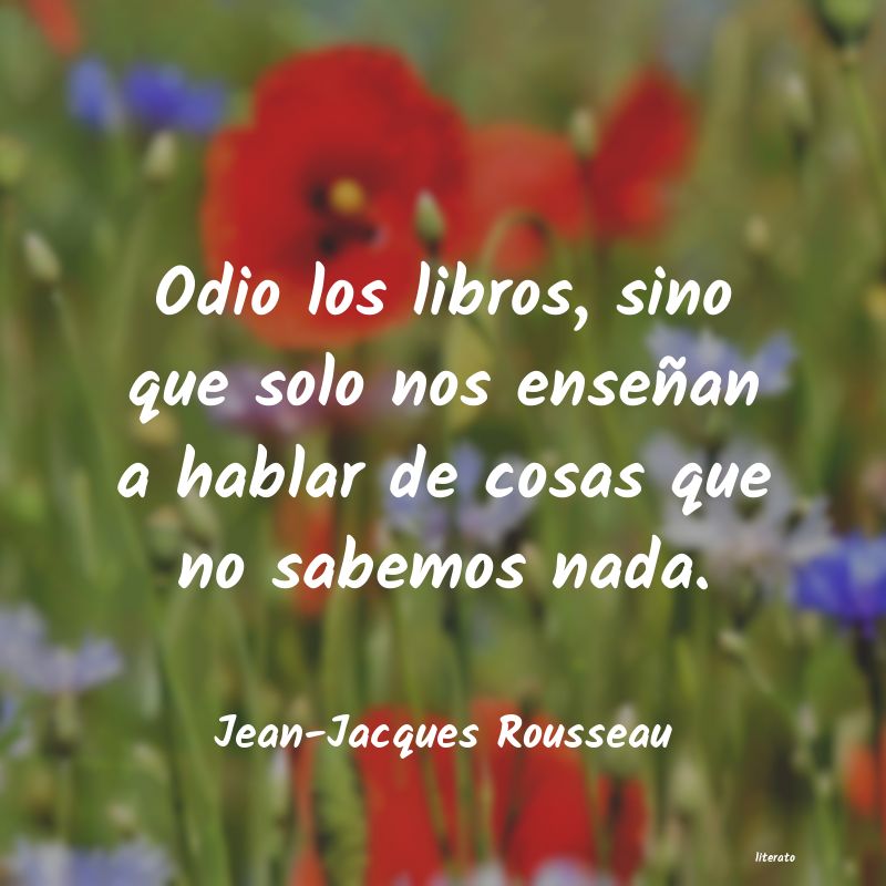 Frases de Jean-Jacques Rousseau