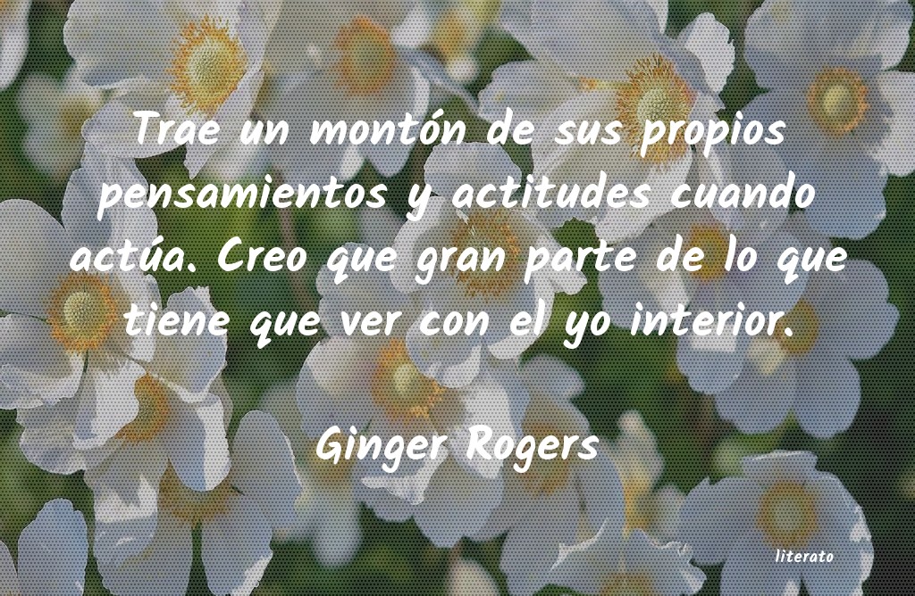 Frases de Ginger Rogers
