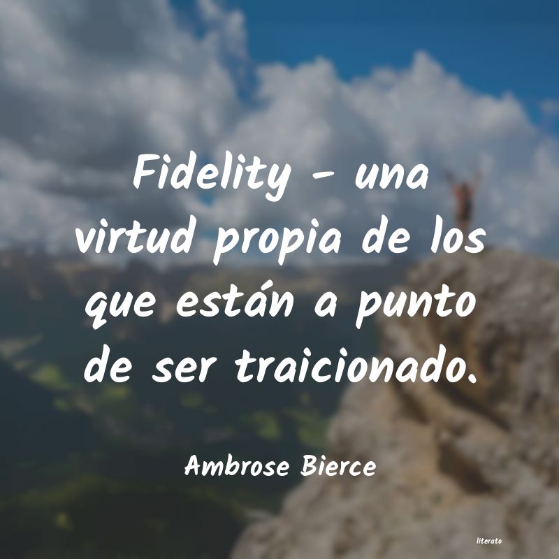 Frases de Ambrose Bierce