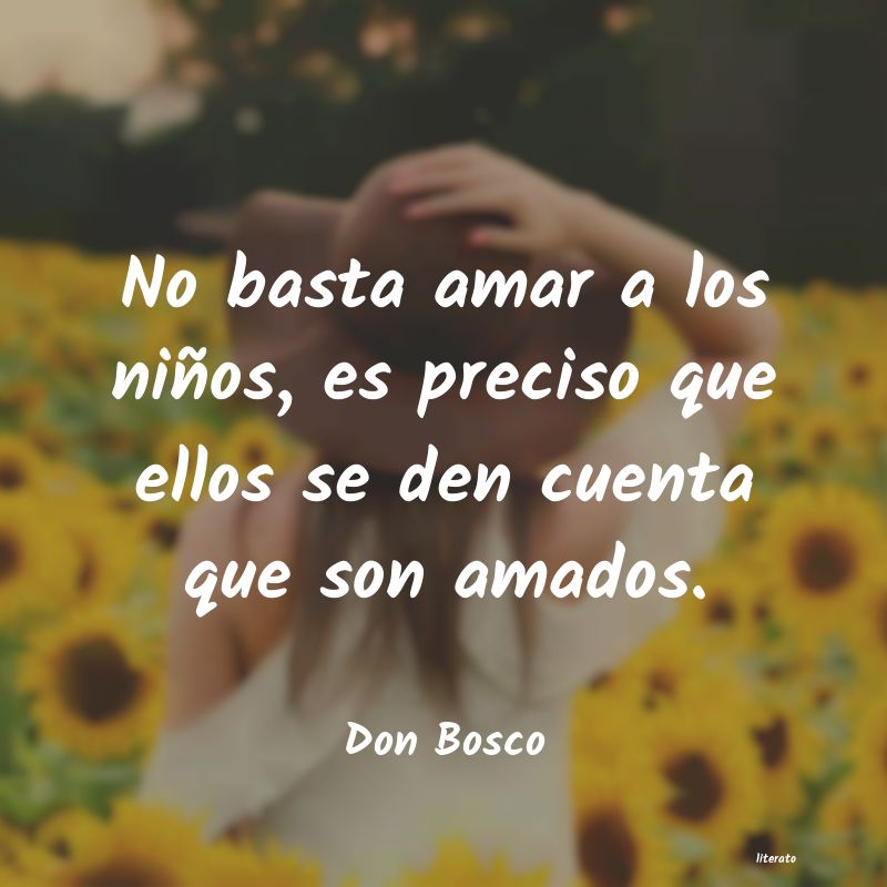 Frases de Don Bosco