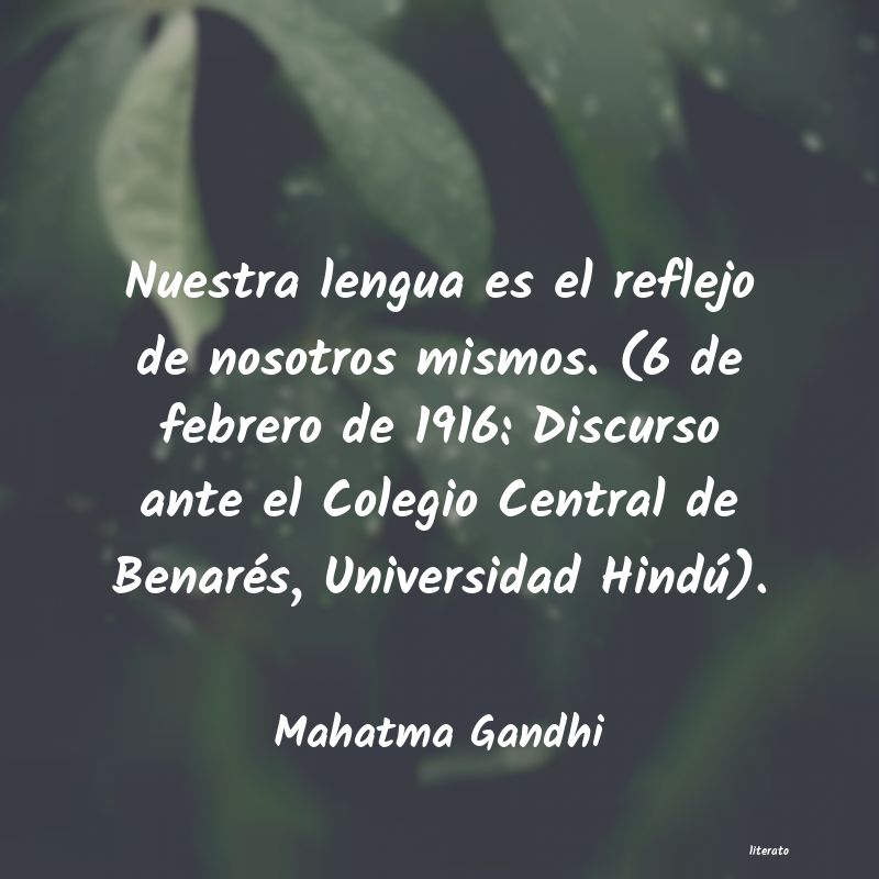 Frases de Mahatma Gandhi