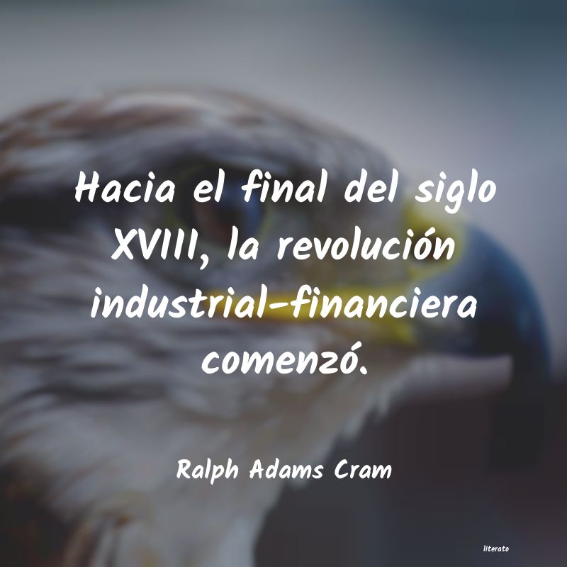 Frases de Ralph Adams Cram