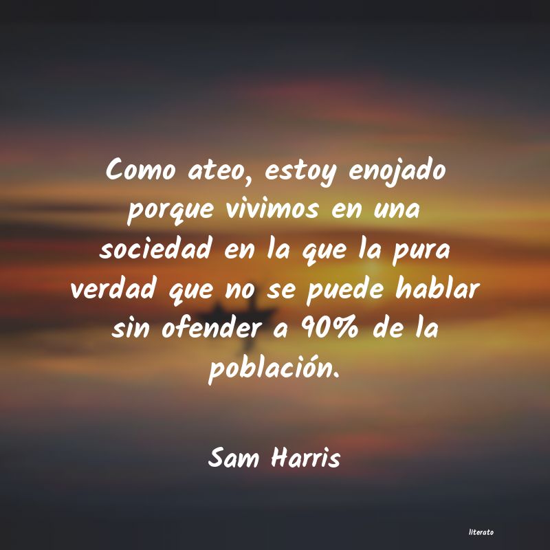 Frases de Sam Harris