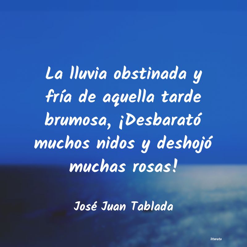 frases de José Juan Tablada
