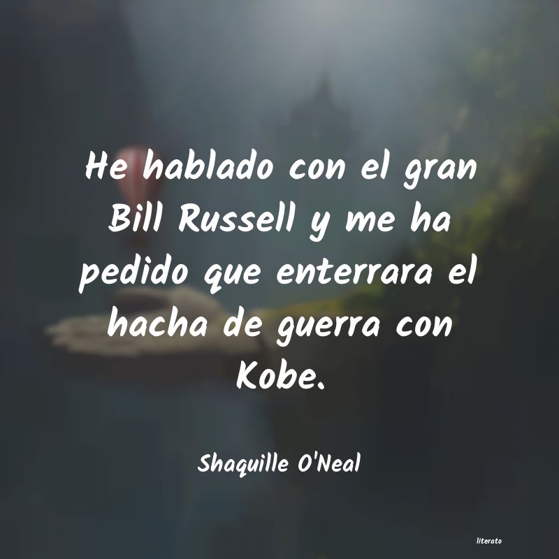 Frases de Shaquille O'Neal