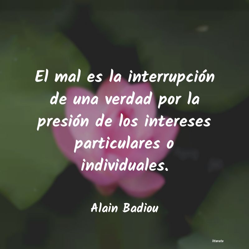 Frases de Alain Badiou