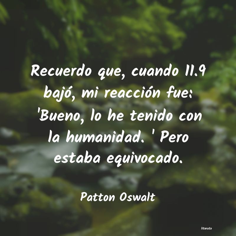 Frases de Patton Oswalt