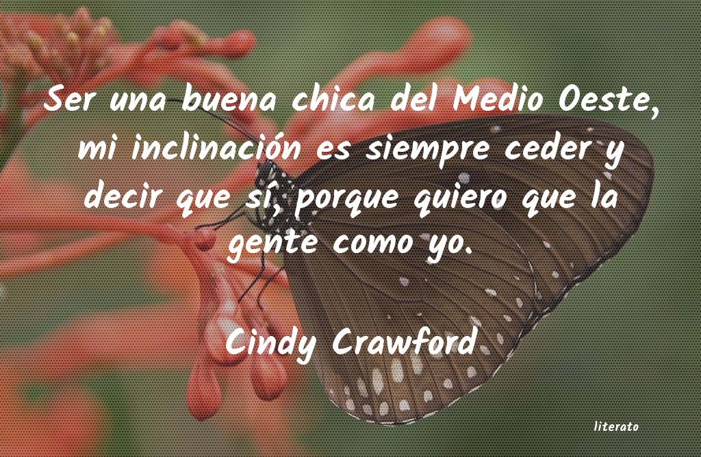 frases de Cindy Crawford