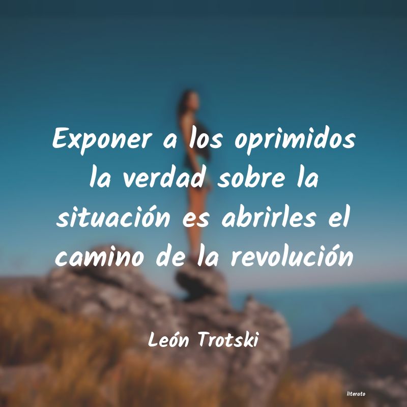 frases de León Trotski