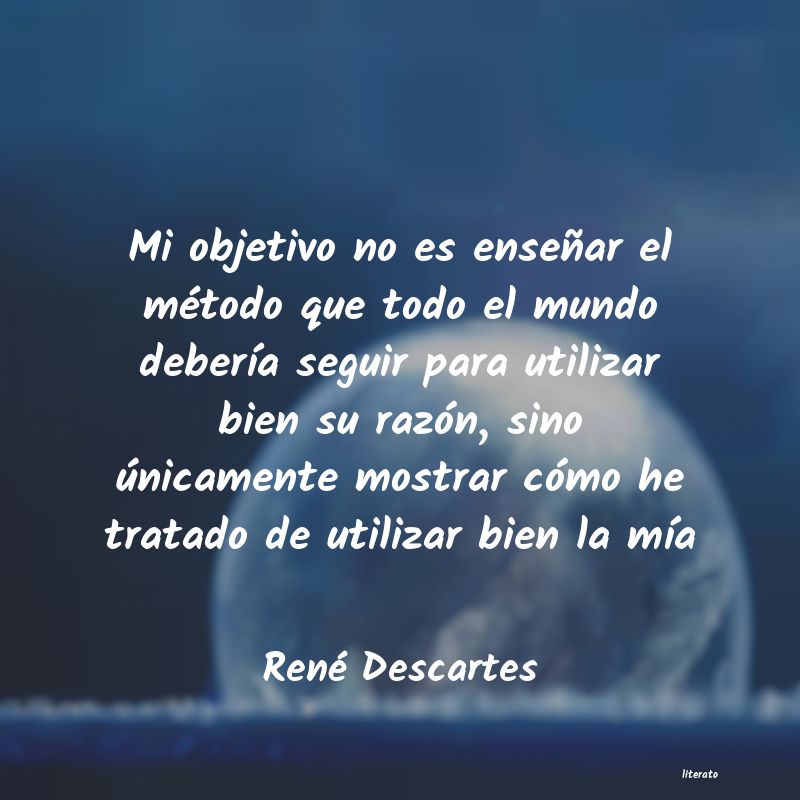 frases de René Descartes