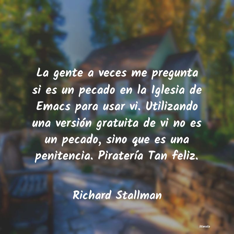 Frases de Richard Stallman