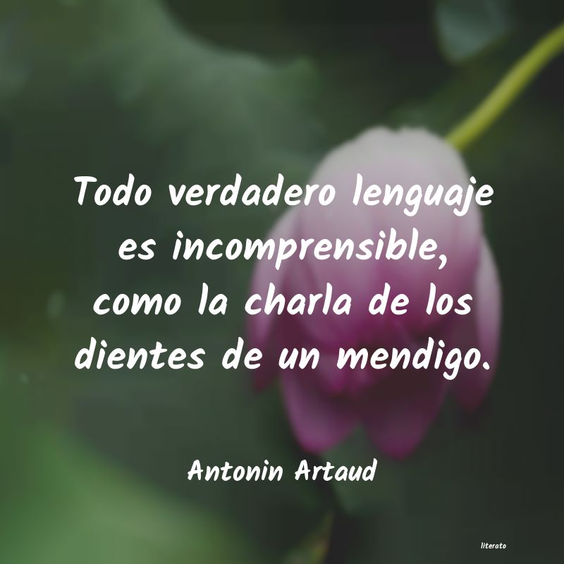 frases de Antonin Artaud
