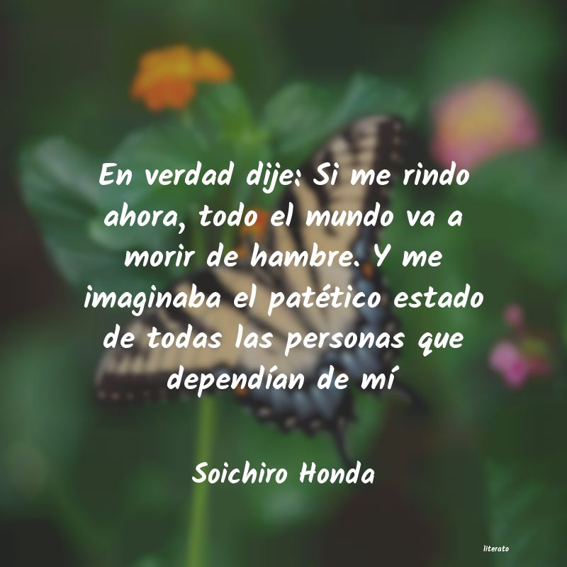 Frases de Soichiro Honda