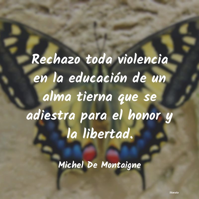 frases de Michel De Montaigne