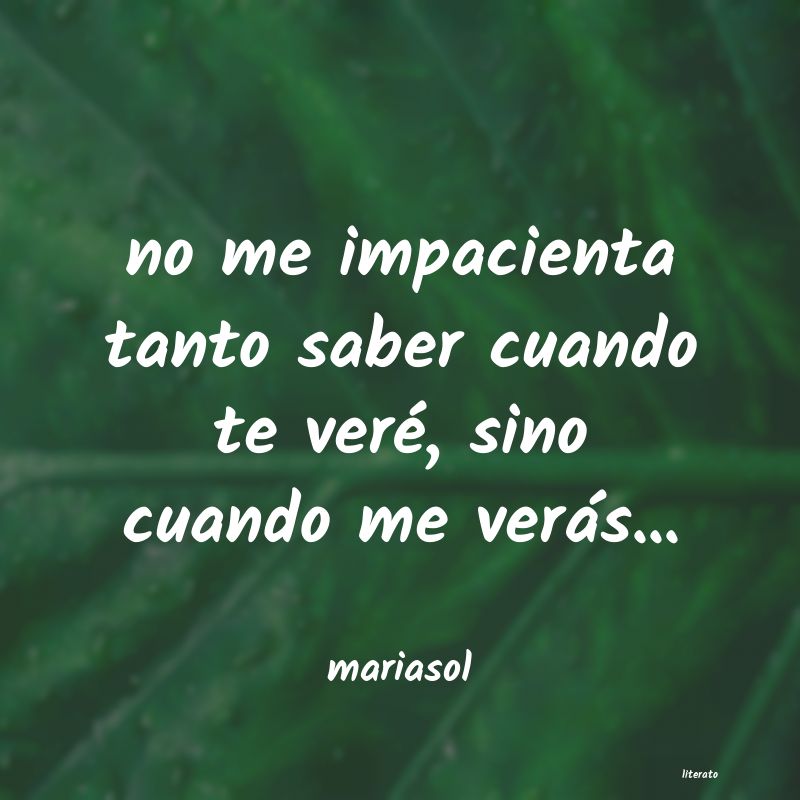 Frases de mariasol