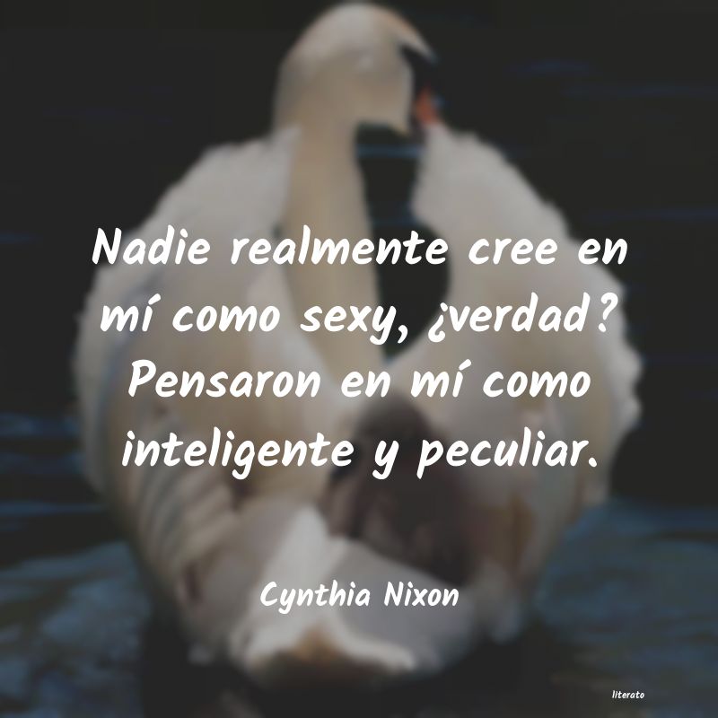 Frases de Cynthia Nixon