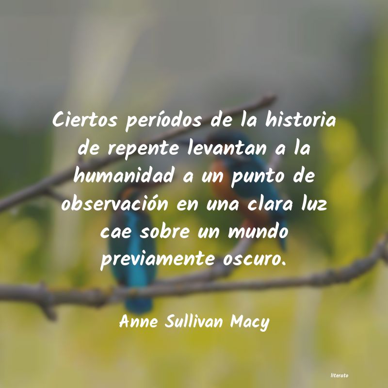 Frases de Anne Sullivan Macy