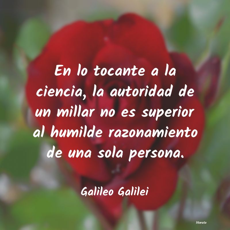 Frases de Galileo Galilei