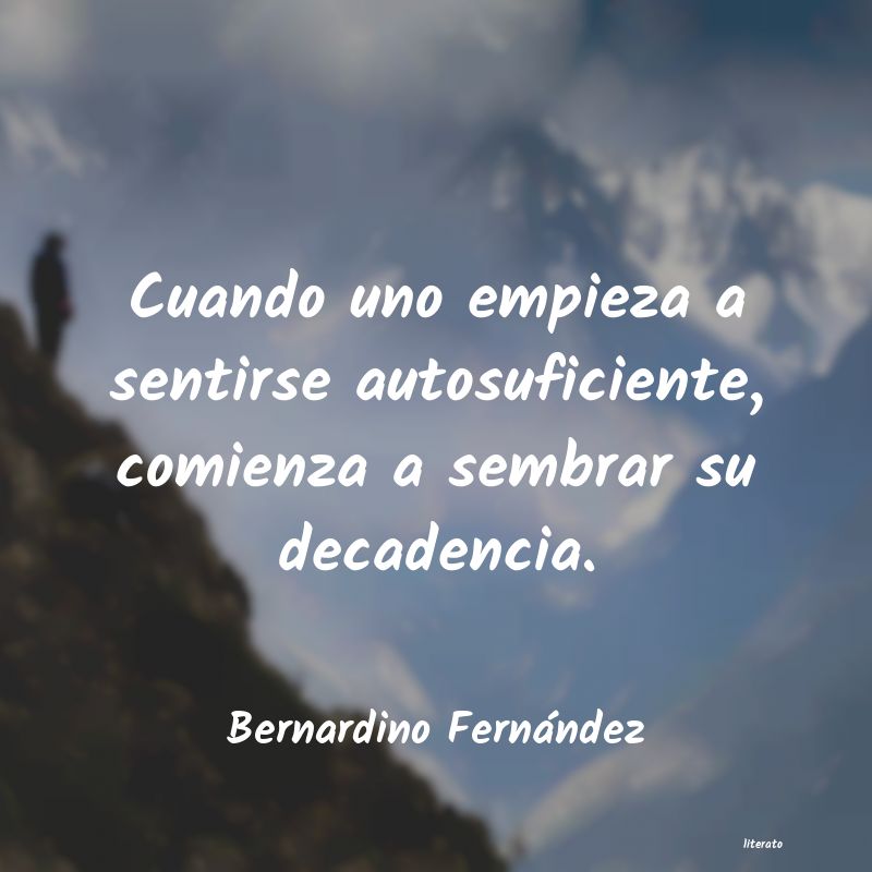 Frases de Bernardino Fernández