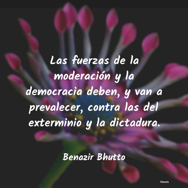 frases de Benazir Bhutto