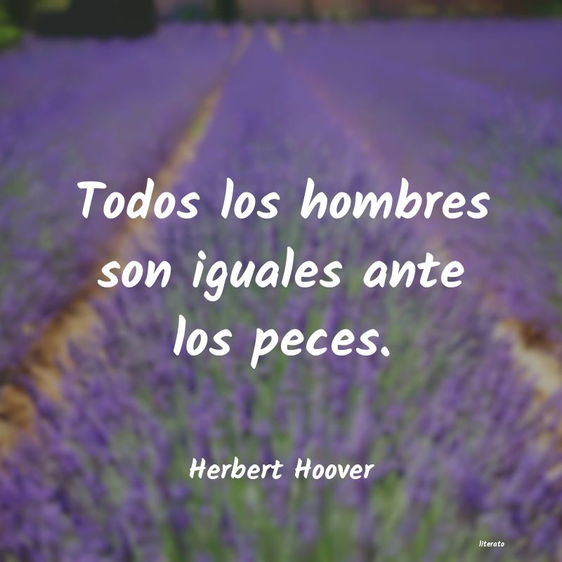 Frases de Herbert Hoover