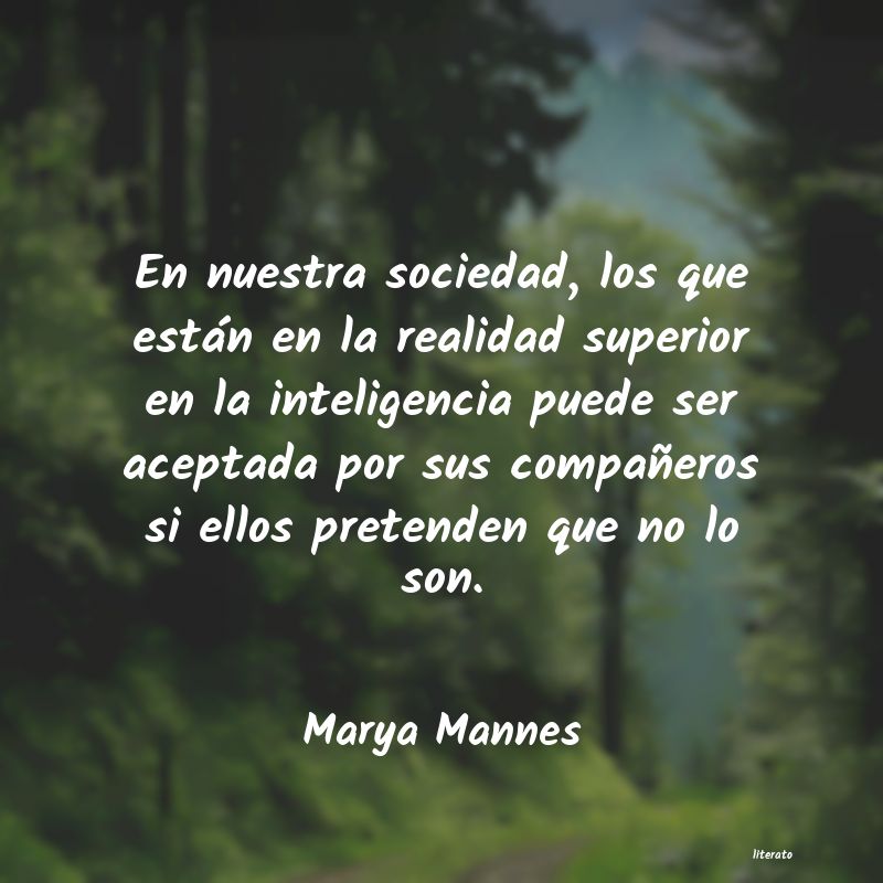 frases de Marya Mannes