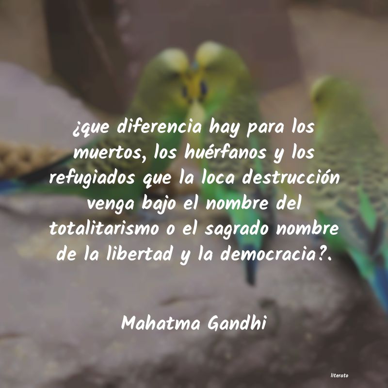 frases de Mahatma Gandhi