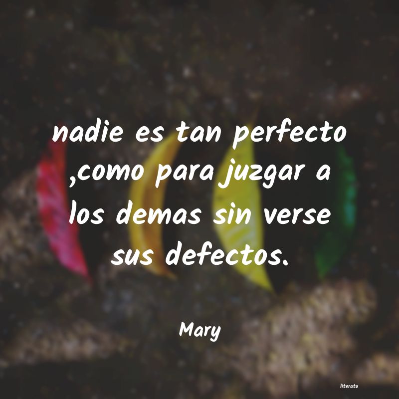 frases de Mary
