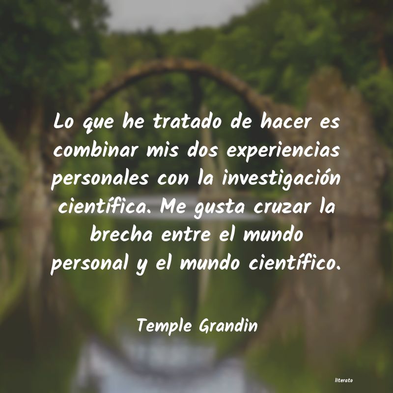 Frases de Temple Grandin