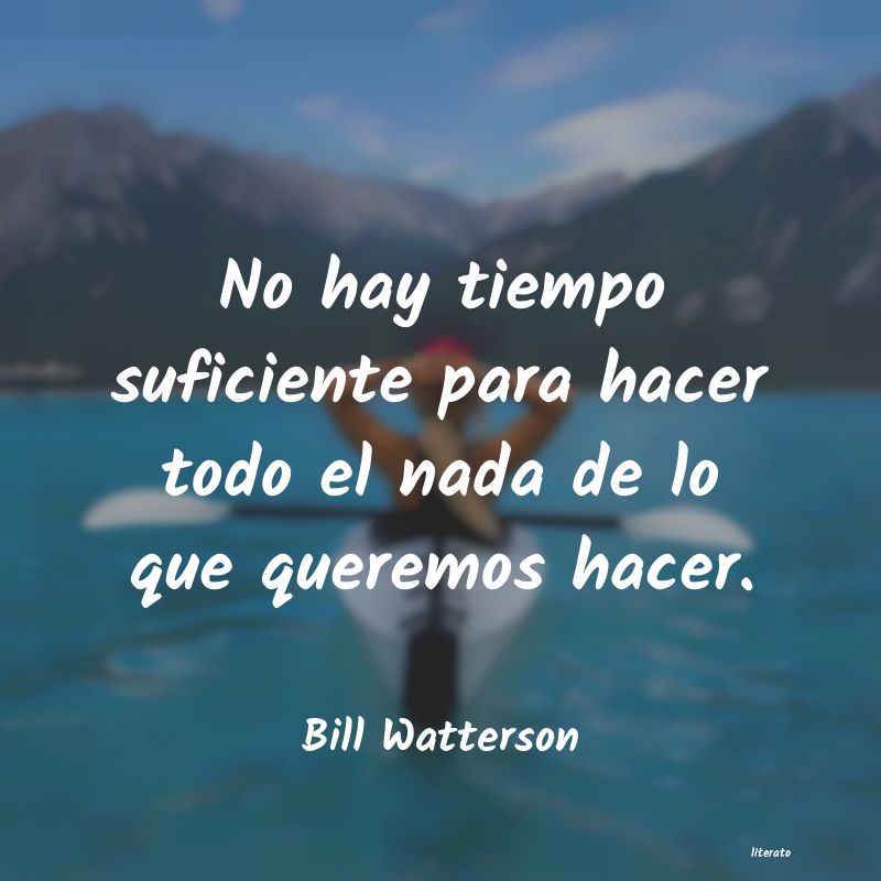 Frases de Bill Watterson