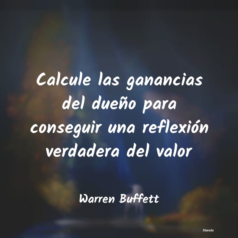 Frases de Warren Buffett