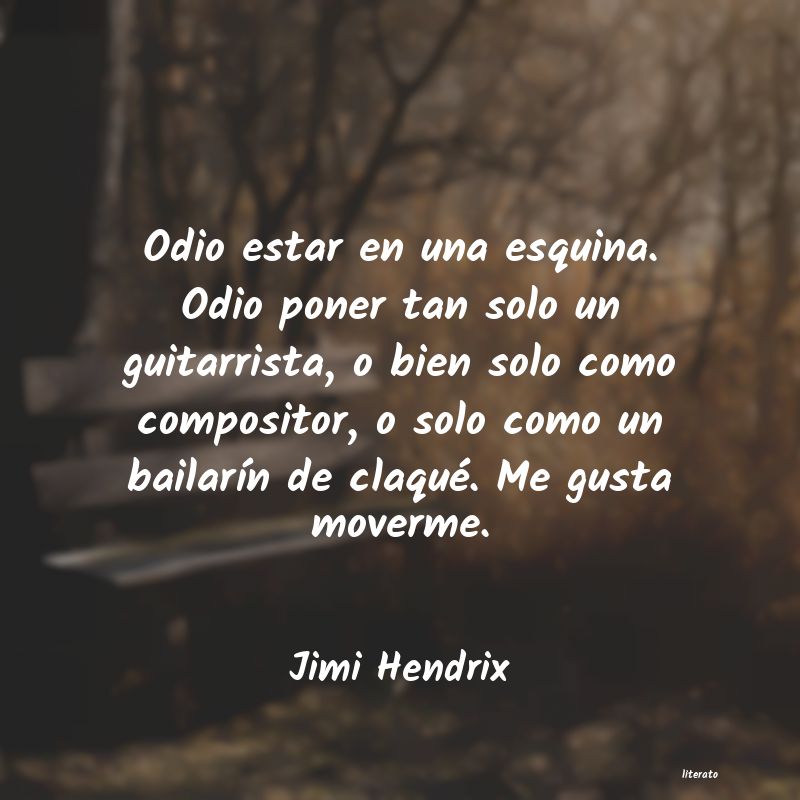 Frases de Jimi Hendrix