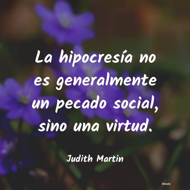 Frases de Judith Martin