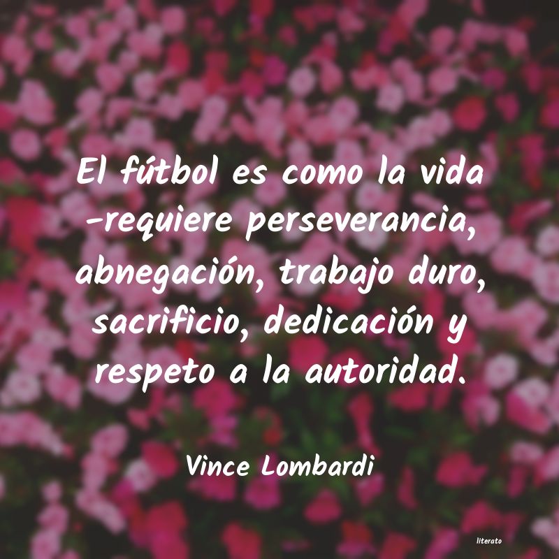 frases de Vince Lombardi