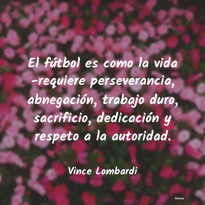 Frases de Vince Lombardi