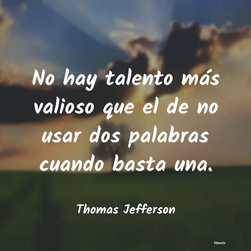 Frases de Thomas Jefferson