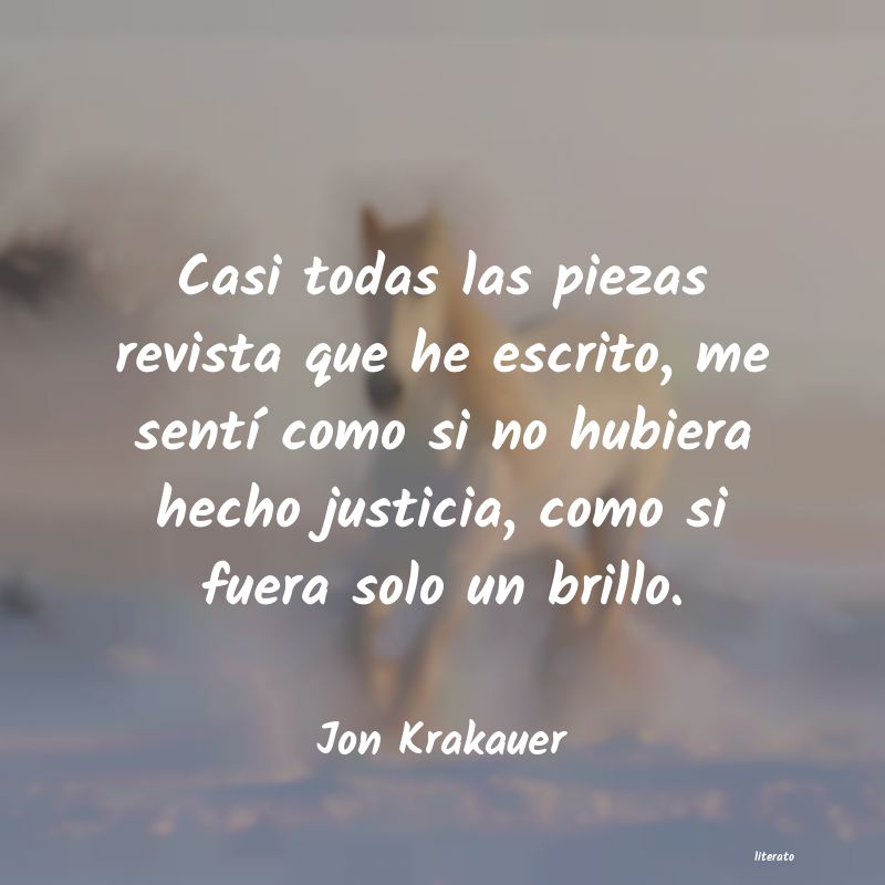 Frases de Jon Krakauer