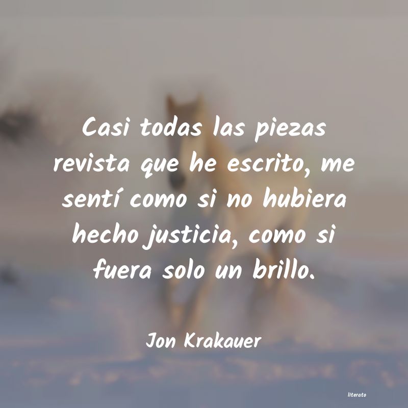 frases de Jon Krakauer