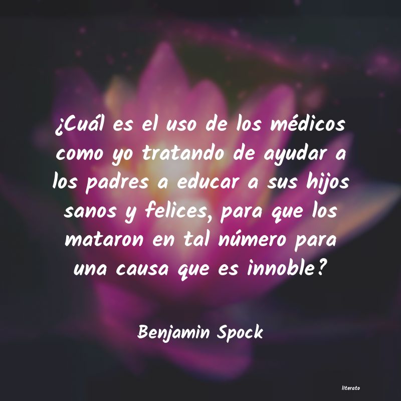 Frases de Benjamin Spock