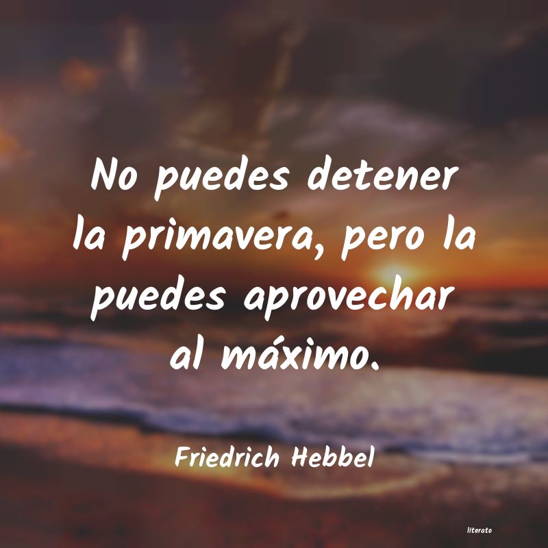 Frases de Friedrich Hebbel