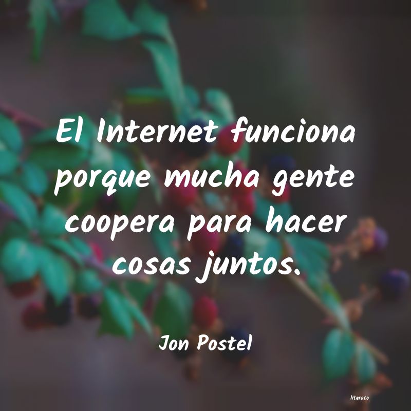 frases de Jon Postel