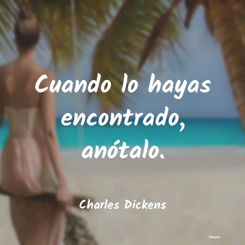frases de Charles Dickens