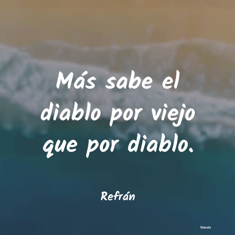 Frases de Refrán