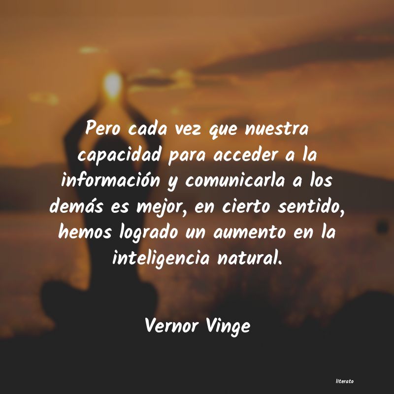 frases de Vernor Vinge